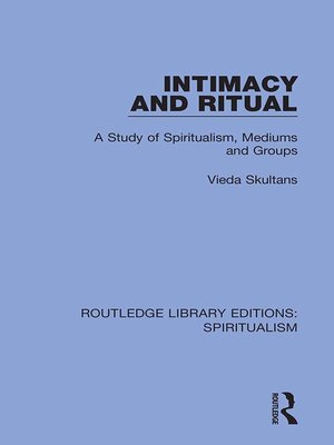 cover image of Intimacy and Ritual
